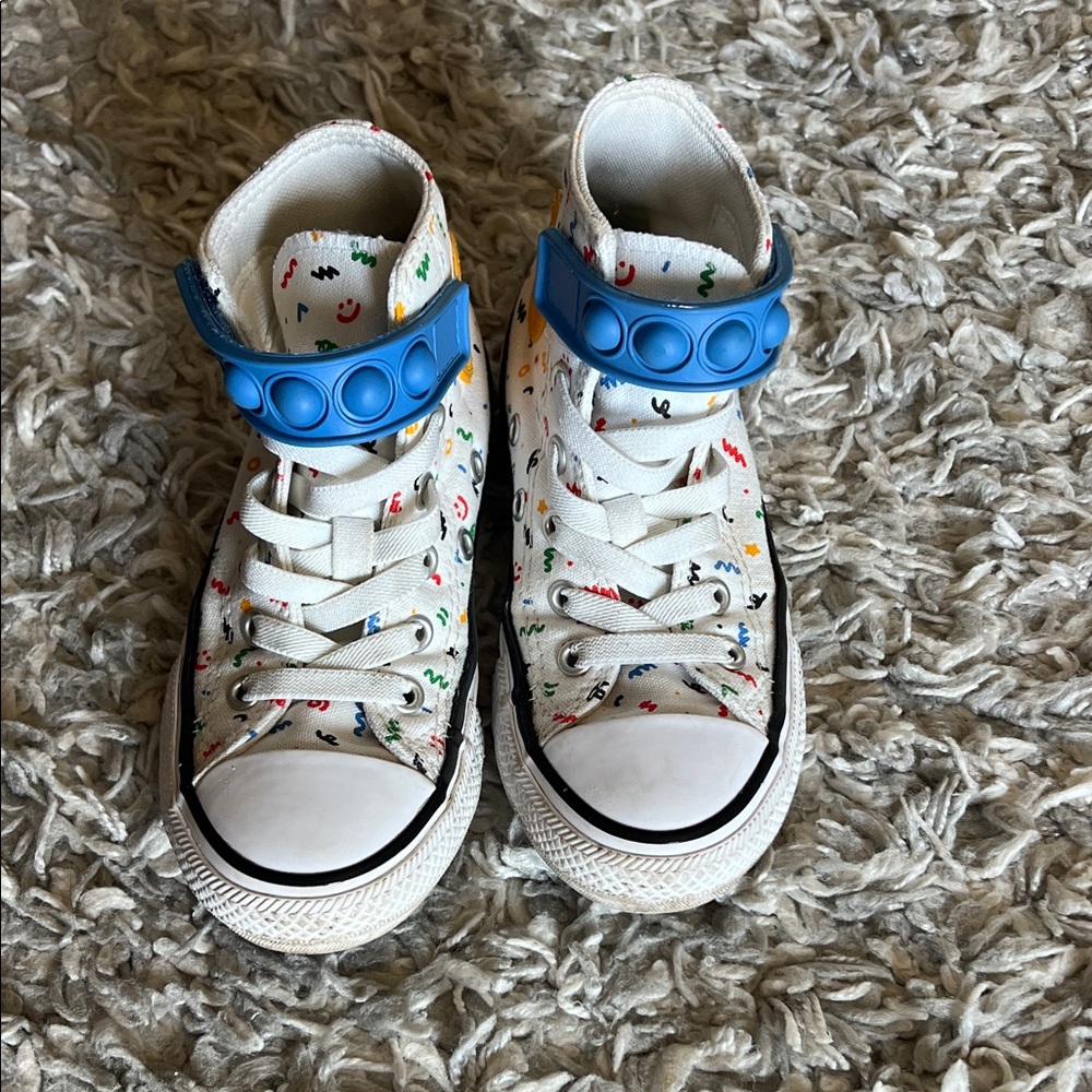Little kids Converse squiggly bubble pop hightops